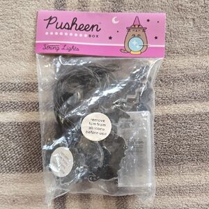 Pusheen Box Pink and Black String Lights